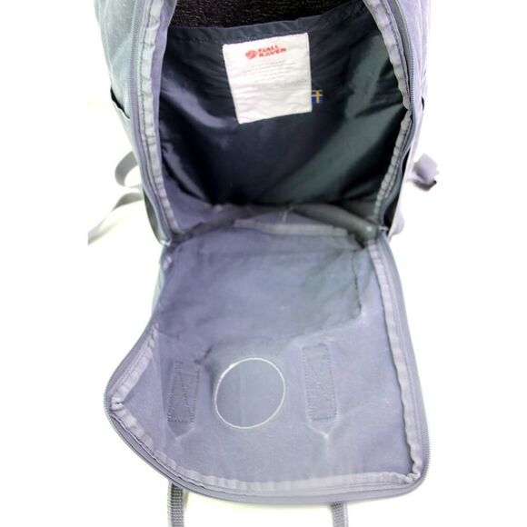 FJALLRAVEN KANKEN GRAY COTTON CANVAS BACKPACK LAPTOP SHOULDER BAG HANDBAG PURSE - Picture 11 of 13